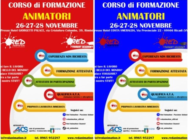 STAGE DI SELEZIONE E FORMAZIONE 26 - 27 - 28 NOVEMBRE 2021